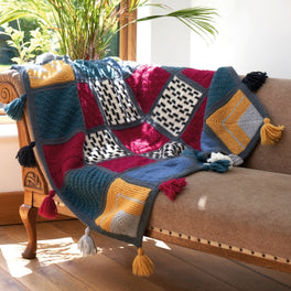 Emeline Blanket in West Yorkshire Spinners Re:treat