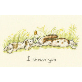 I Choose You Cross Stitch Kit