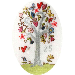 Silver Celebration Greeting Card