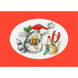 Secret Santa -  Bothy Threads Christmas Card Cross Stitch Kit