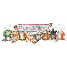 Merry Catmas Cross Stitch Kit