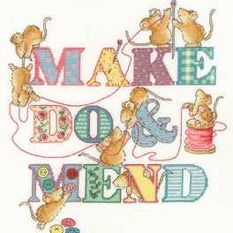 Make Do and Mend Cross Stitch Kit