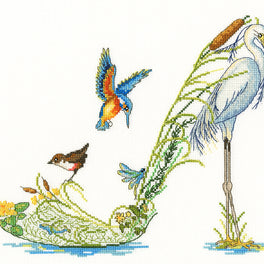 Along The Riverbank Cross Stitch Kit