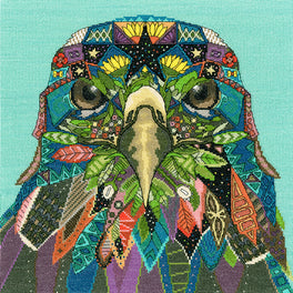 Jewelled Eagle Cross Stitch Kit