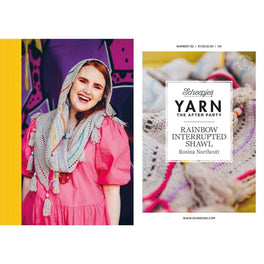 Yarn The After Party - Rainbow Interrupted Shawl by Rosina Northcott