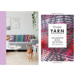 Yarn The After Party 47 Diamond Sofa Runner by Mark Roseboom