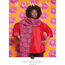 Pink Rose Stole in Rowan Felted Tweed - Digital Version