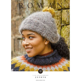 Zephyr Beanie in Rowan Tweed Haze - Digital Version