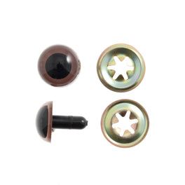 Brown Eyes - 15mm (4 Pack)