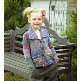 Cardigan in James C Brett Marble Chunky