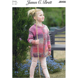 Tunic & Jacket in James C Brett Marble Chunky
