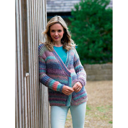 Jacket in James C Brett Marble Chunky
