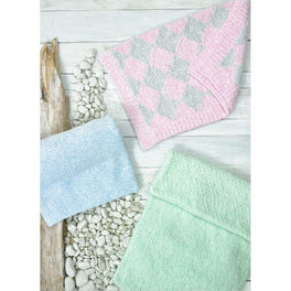 Blankets in James C Brett Baby Velvet Chunky JB695