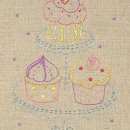 Cupcake Embroidery Kit