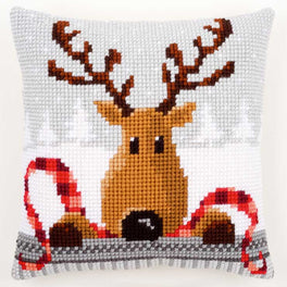 Reindeer with a Red Scarf I