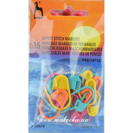 15 Safety Lockable Stitch Markers
