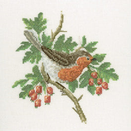 Robin - Heritage Crafts Cross Stitch Kit
