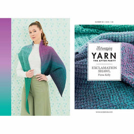 Yarn The After Party 32 Exclamation Shawl by Fiona Kelly
