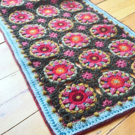 Summer Palace Crochet Wrap Pattern by Janie Crow - Digital Version