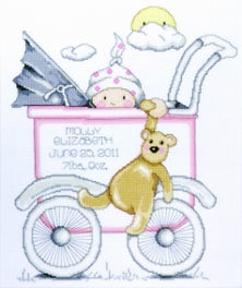 Girl Baby Buggy Sampler