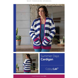Summer Days Cardigan in West Yorkshire Spinners ColourLab - Digital Version